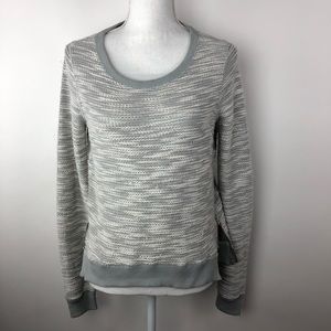 Abercrombie and Fitch sparkle sweater side zip